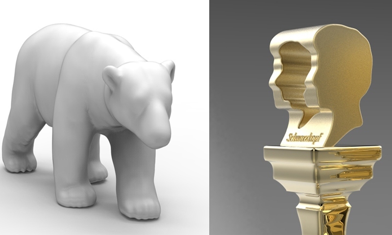 Fotorealistische Rendering mit einer Reflexion von kleinen Details.