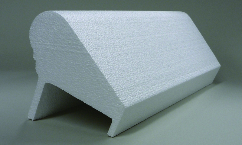 Model gzymsu na fasadę budynku. 